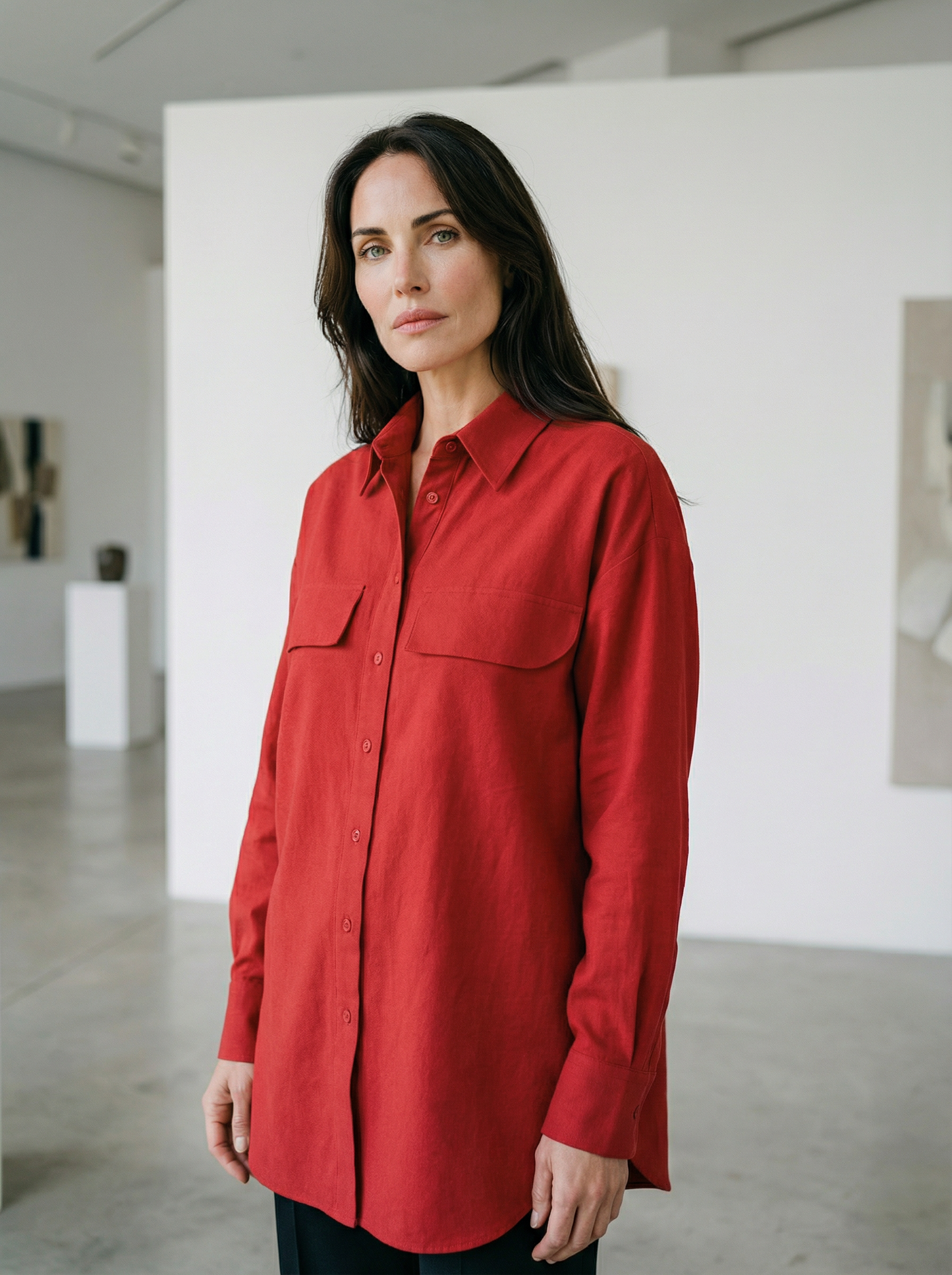 HIROE brushed cotton shirt