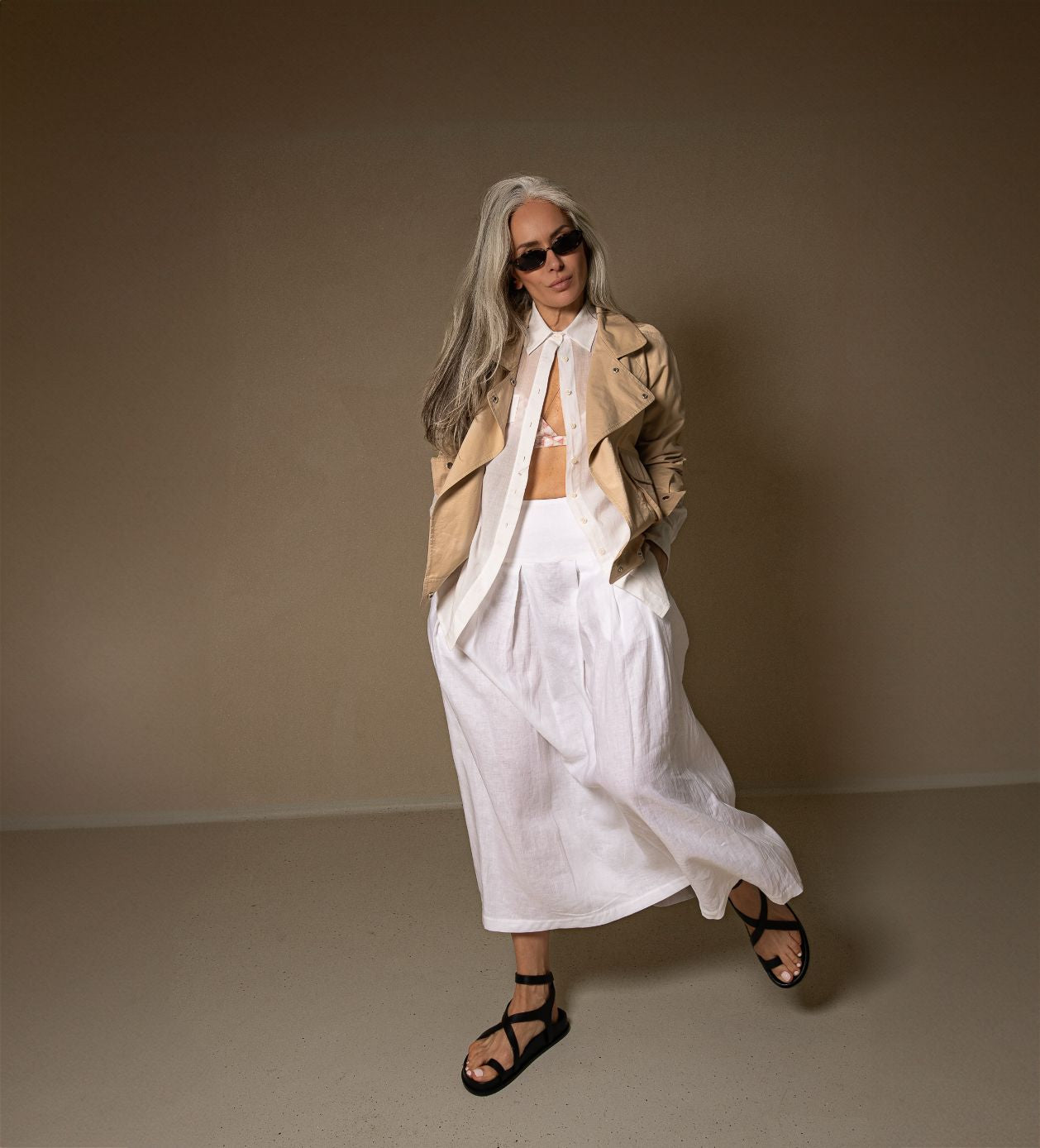 SORA LINEN skirt
