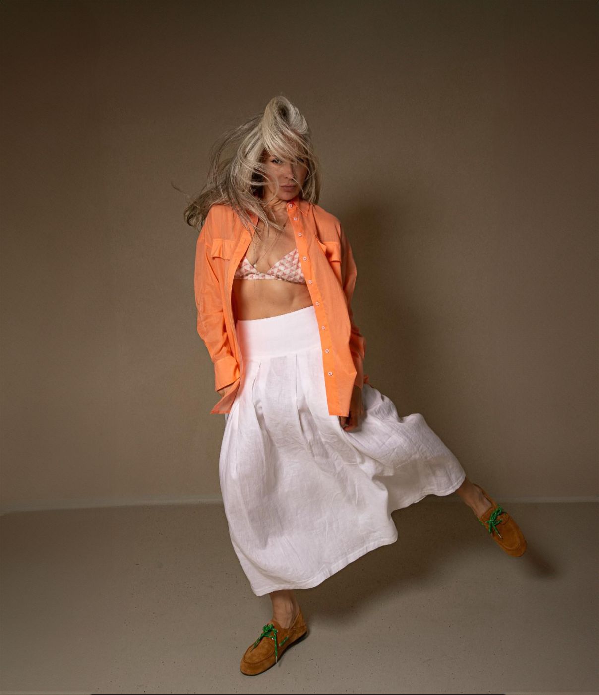 SORA LINEN skirt