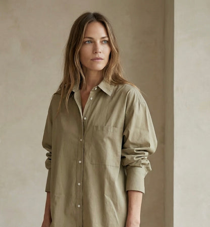 HIROMI stretch cotton shirt