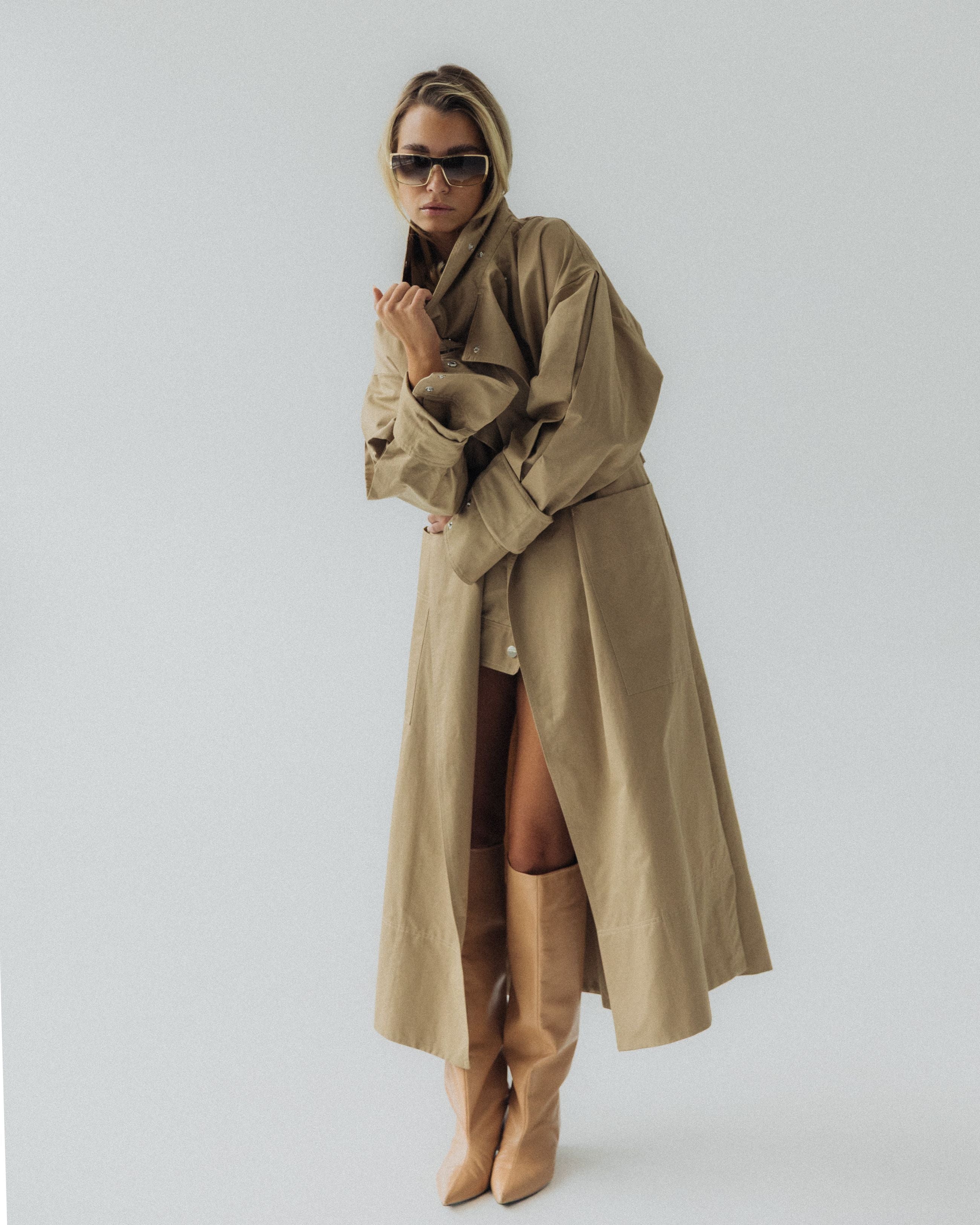Moani trench coat – Oversized women's trench | Resident Stranger