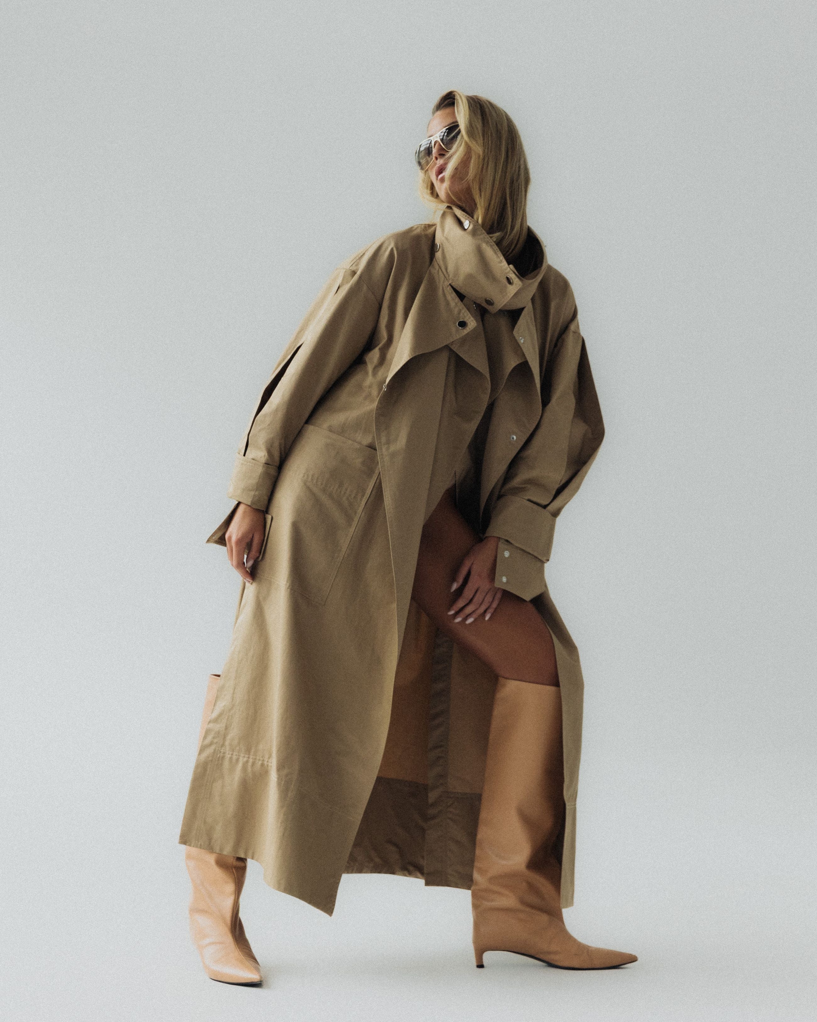 Moani trench coat – Oversized women's trench | Resident Stranger