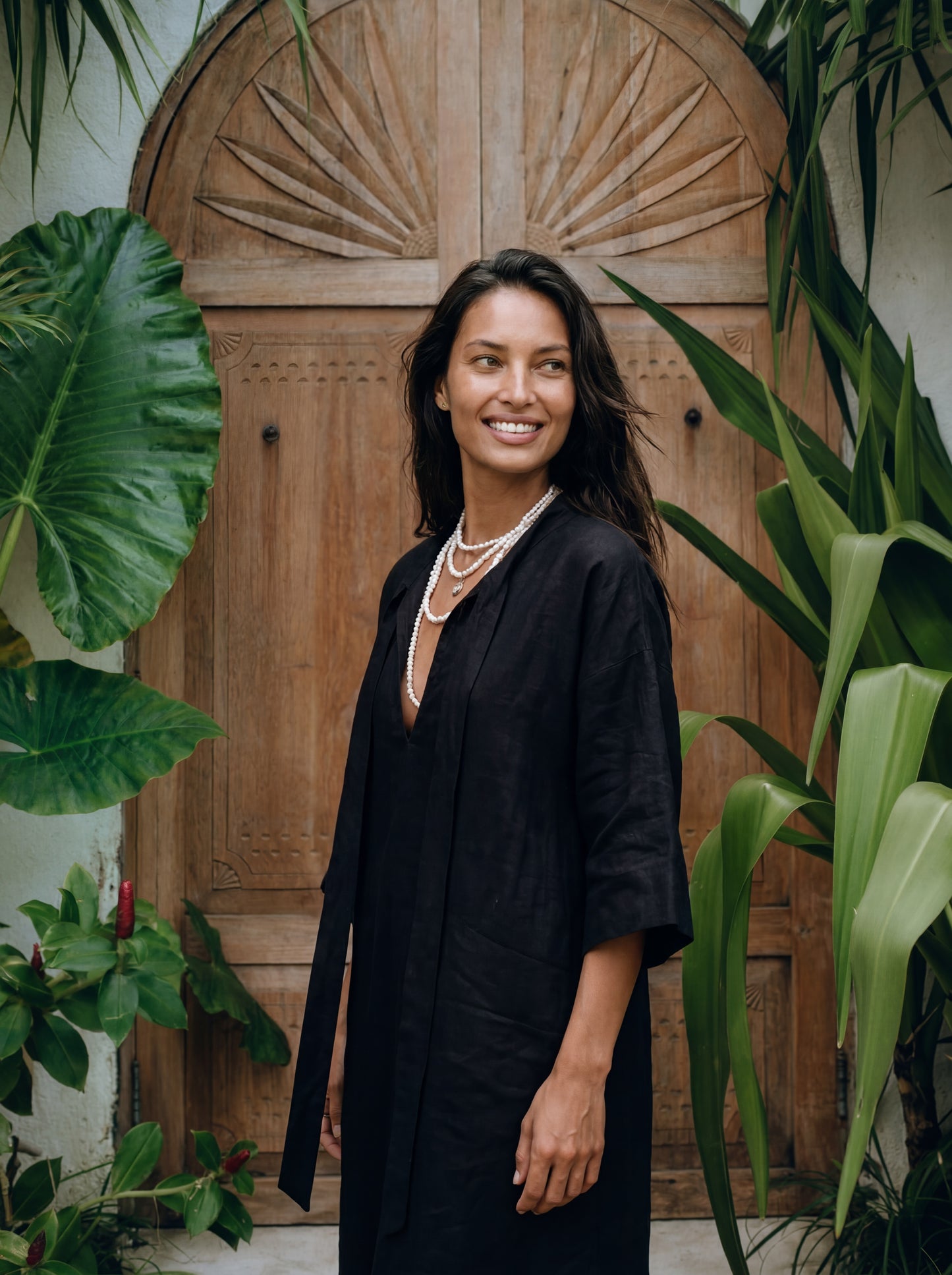 AKITA linen dress