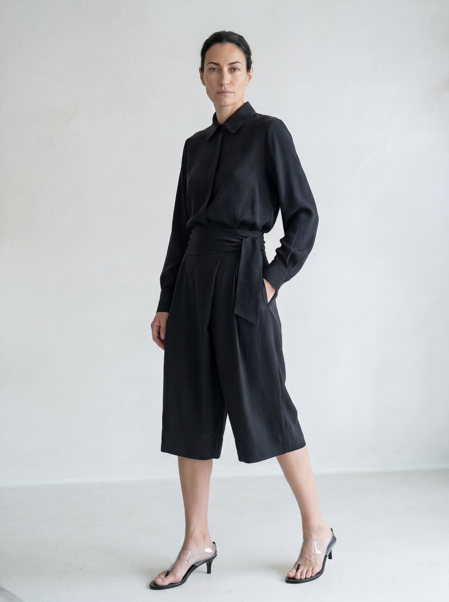 UKIYORO wrap bermuda