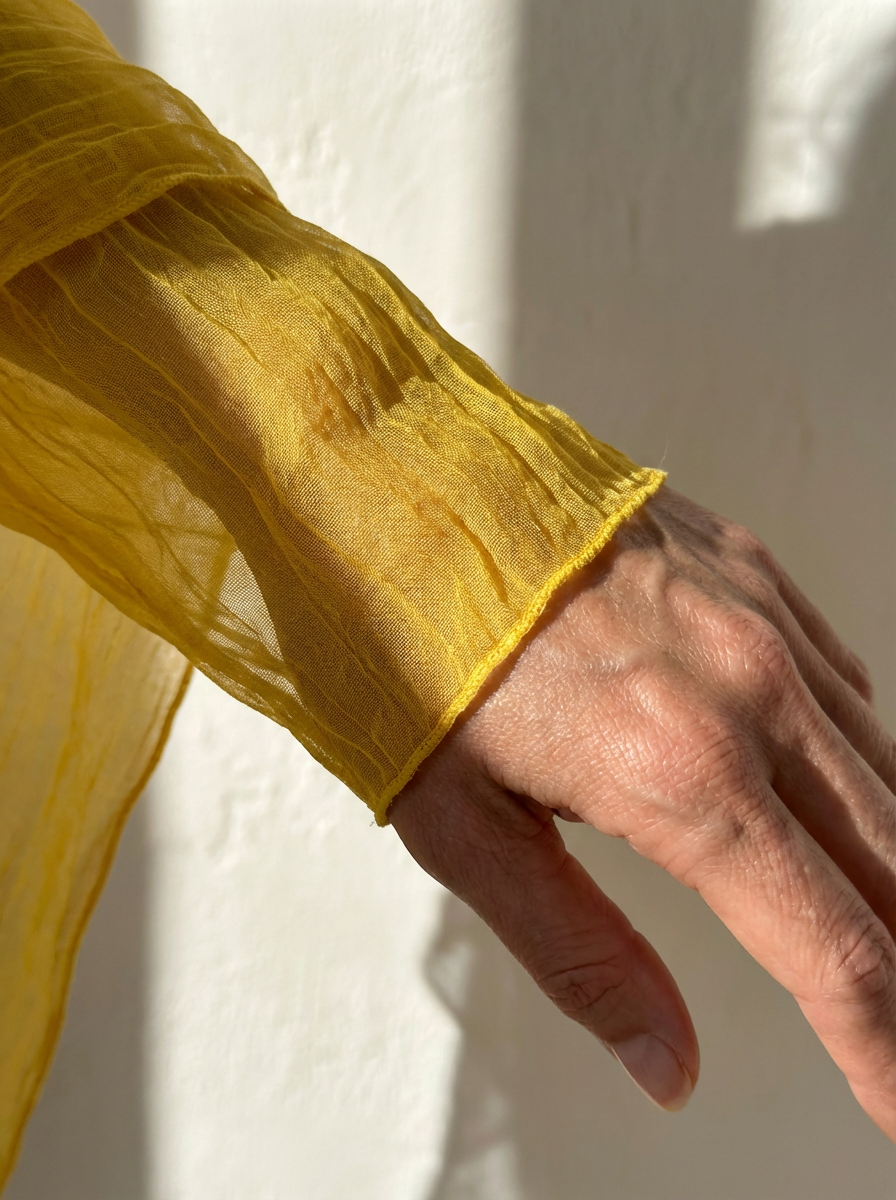 AIRI silk in canary yellow